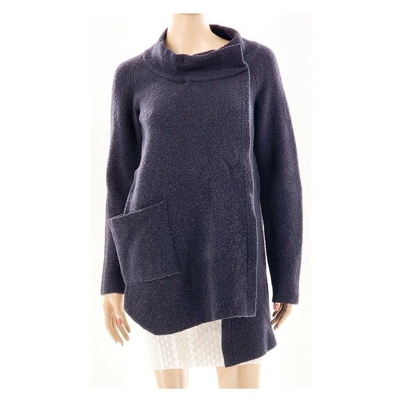 Re.Set Jackets & Blazers - RE.SET Boiled Wool Hi Low Jacket NWT